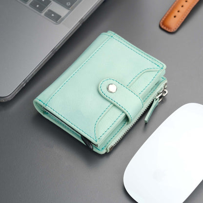 Glenrock Green Leather Pop-up Cardholder Wallet - TORONATA - color_