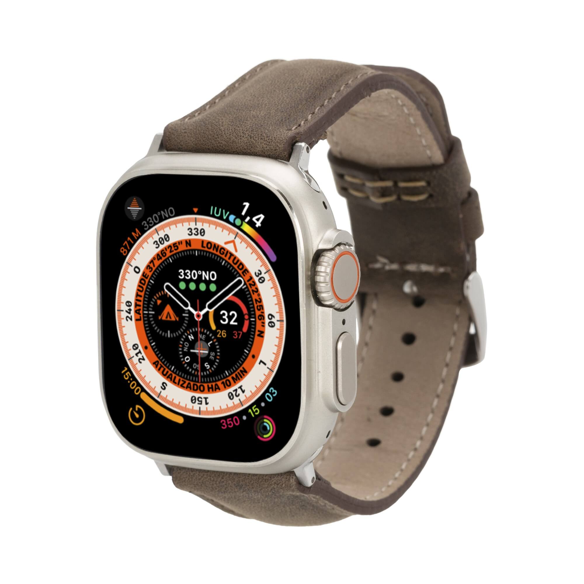 Jackson Leather Bands for Apple Watch 9 Ultra 2 and SE