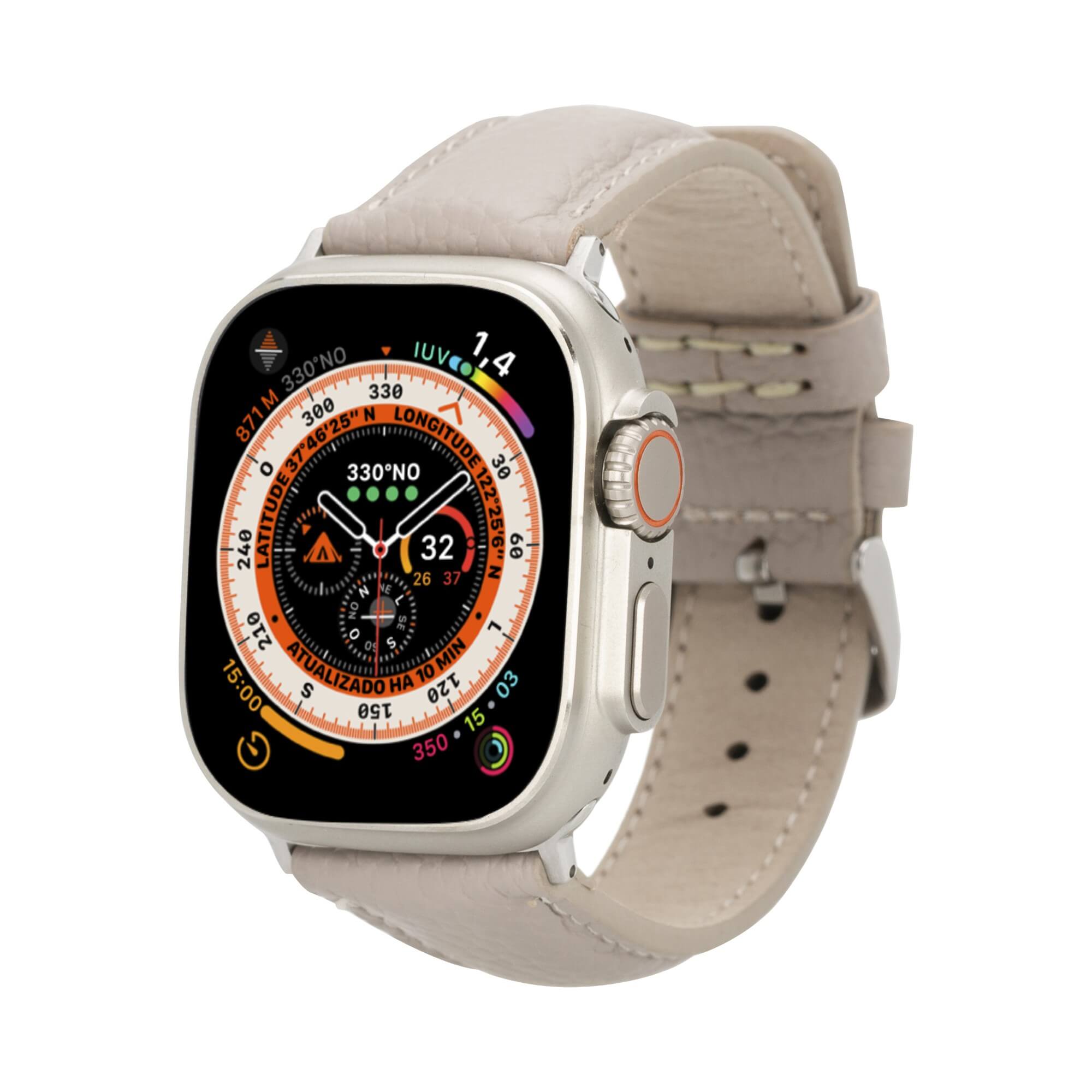 TORONATA Jackson Leather Bands for Apple Watch 9 Ultra 2 SE