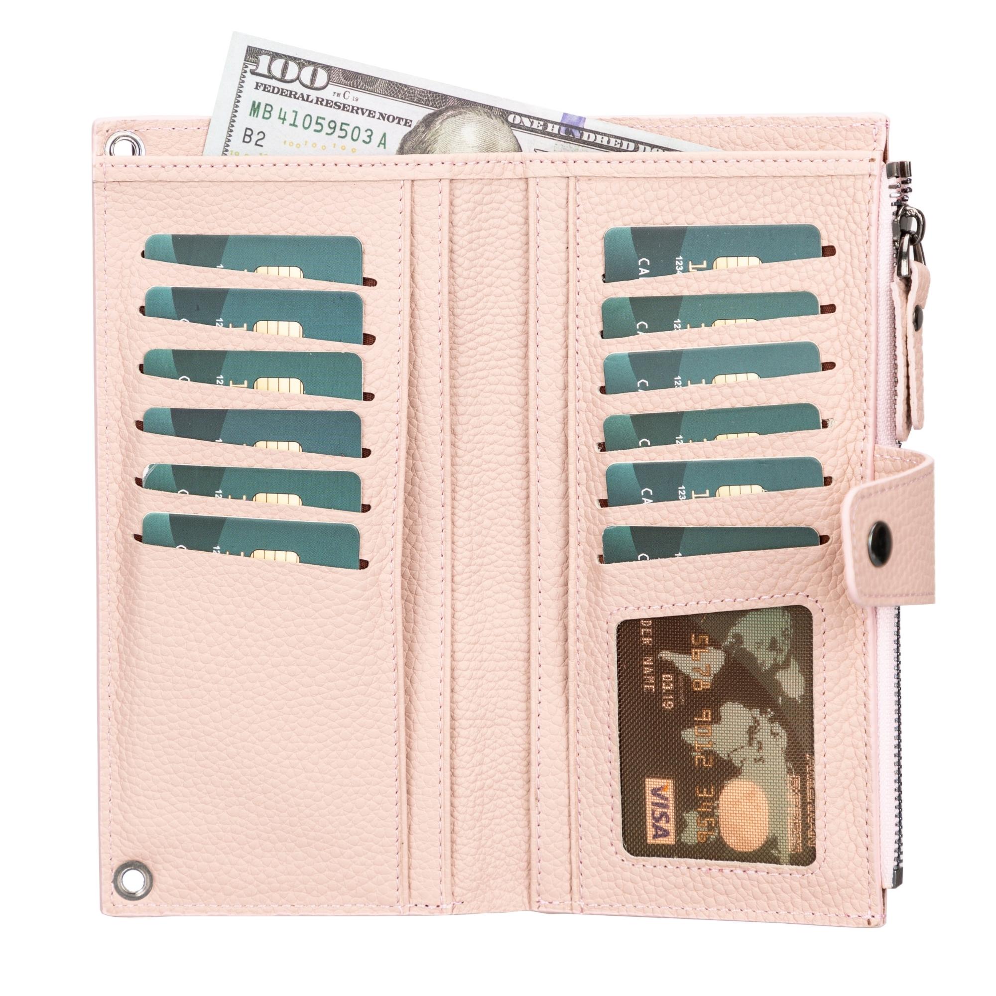 Kaycee Leather Women s Cell Phone Wallet with Strap