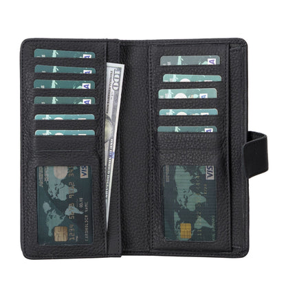 lander leather phone wallet and multiple card holder for women - toronata - 