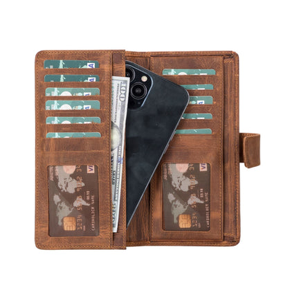 lander leather phone wallet and multiple card holder for women - toronata - 