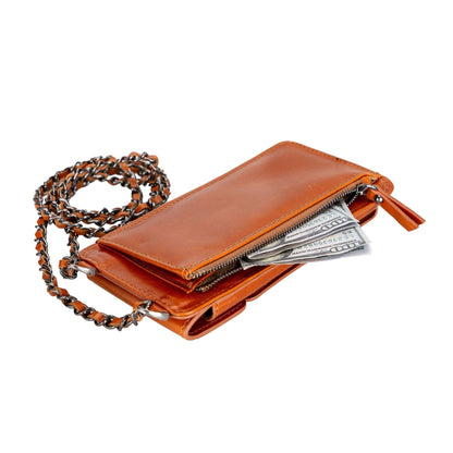 lovell crossbody leather phone wallet - toronata - 