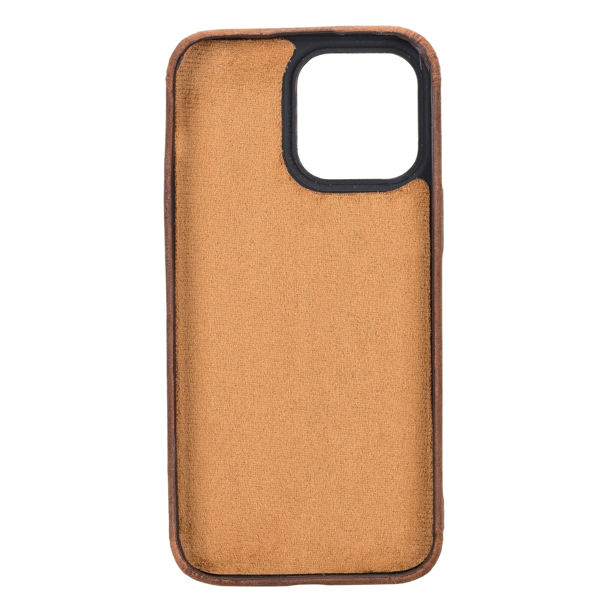 Pinedale Leather Snap-on Case for iPhone 12 Series - iPhone 12 Pro Max - Dark Brown - TORONATA