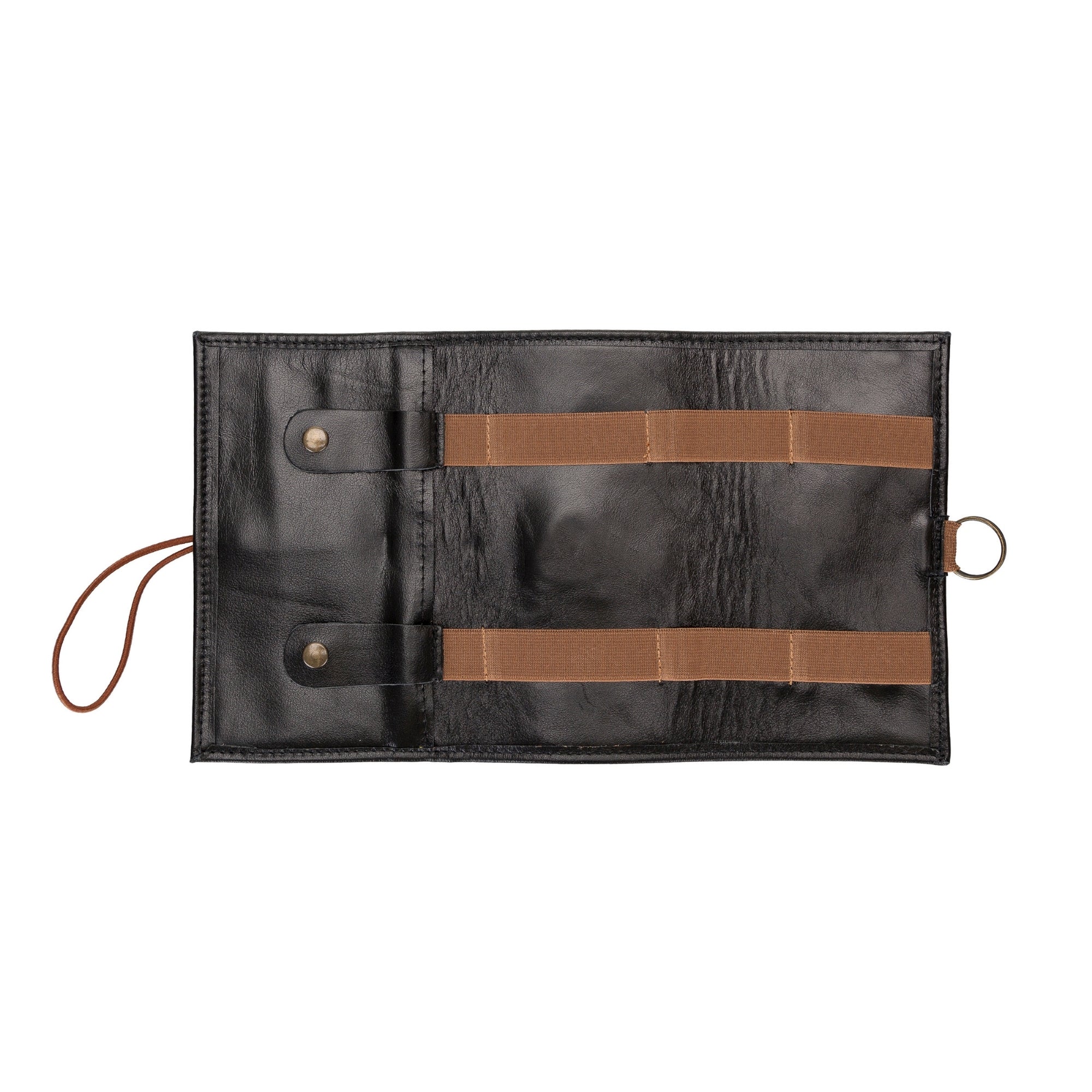 Salida Travel Pouch and Premium Leather Cable Organizer - TORONATA - #color_black