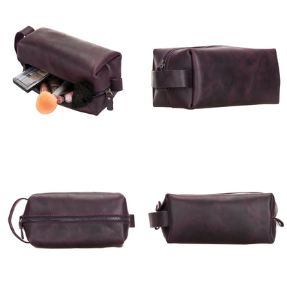 thayne cow leather makeup bag for women - toronata - 