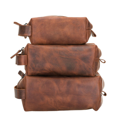 thayne cow leather makeup bag for women - toronata - 